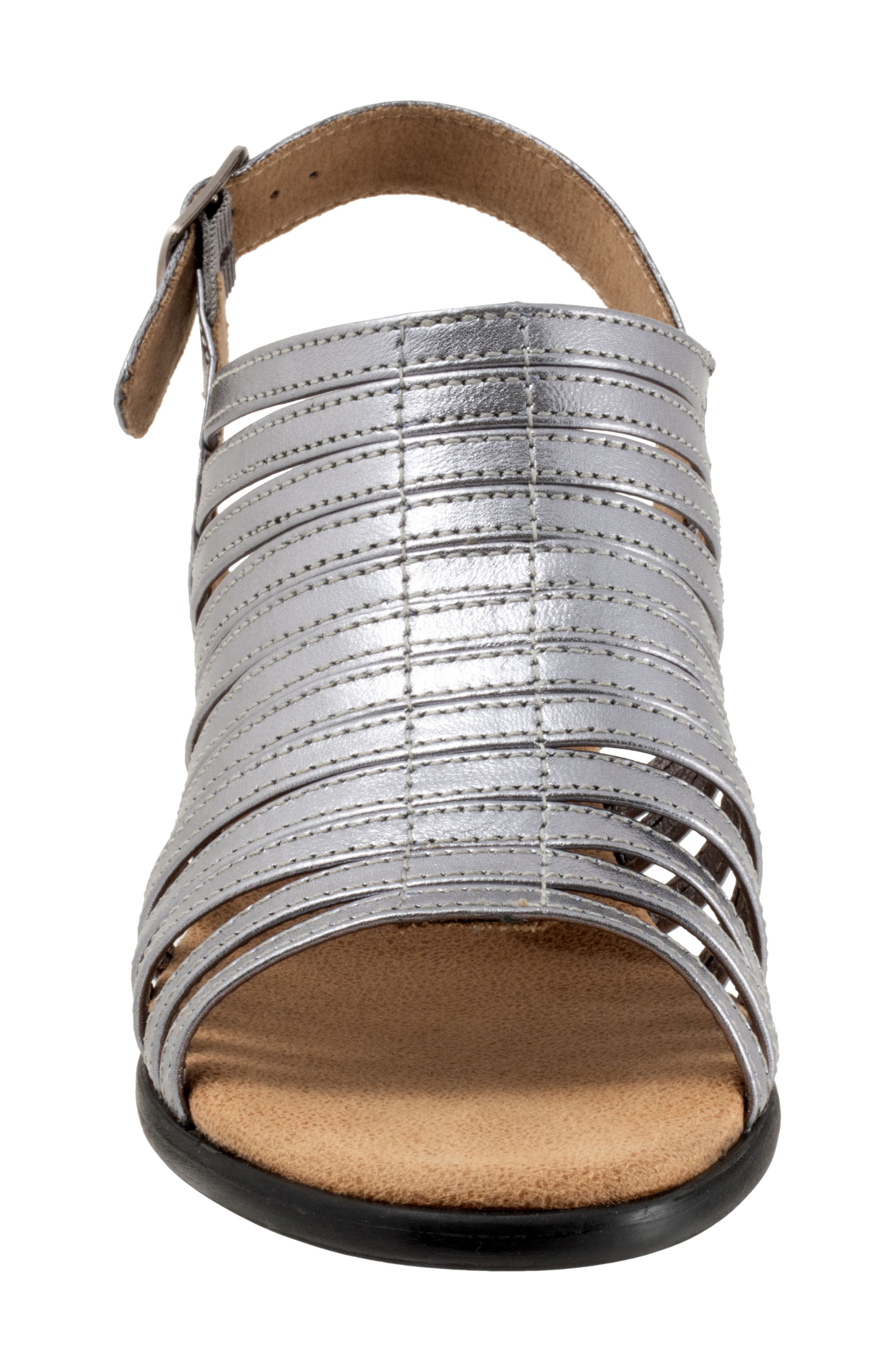 Midge 2.0 Slingback Sandal, Alternate, color, PEWTER