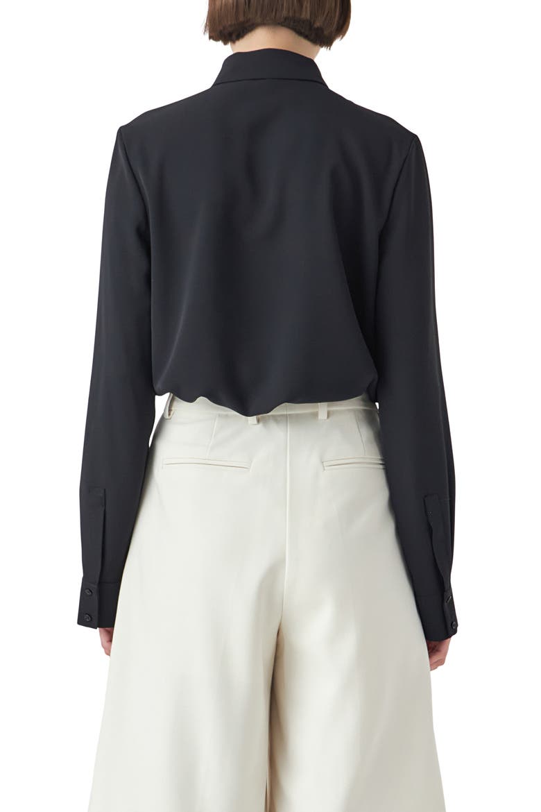 Neck Tie Shirt, Alternate, color, BLACK