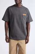 Bottega Veneta Pima Cotton Pocket T-Shirt with Intrecciato Suede Patch