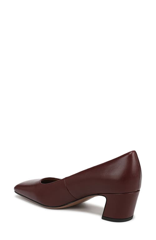 Franco Sarto Salino Square Toe Pump In Burgundy