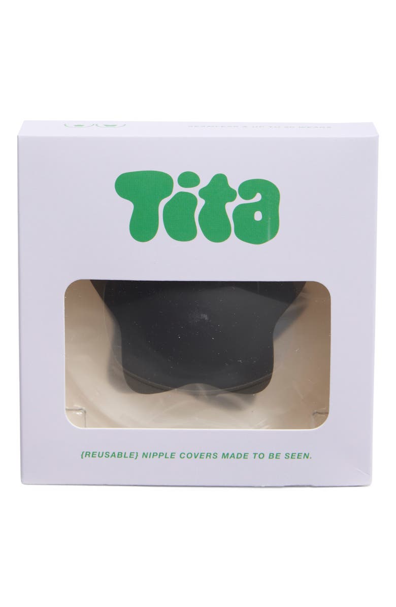 Tita Star Reusable Nipple Covers, Alternate, color, Black