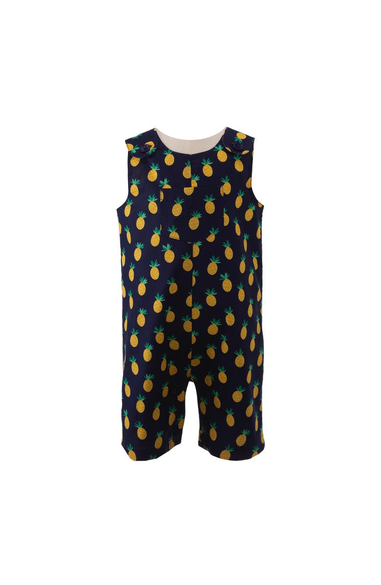 Rachel Riley Pineapple Overalls, Main, color, 