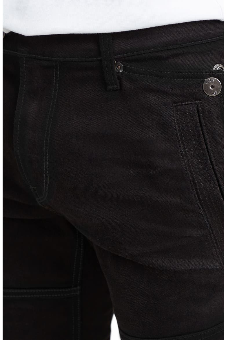 Diver 3D Slim Fit Jeans, Alternate, color, JET BLACK