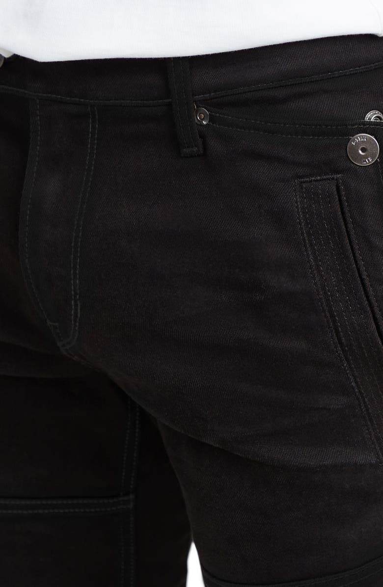 G-STAR Diver 3D Slim Fit Jeans, Alternate, color, Jet Black