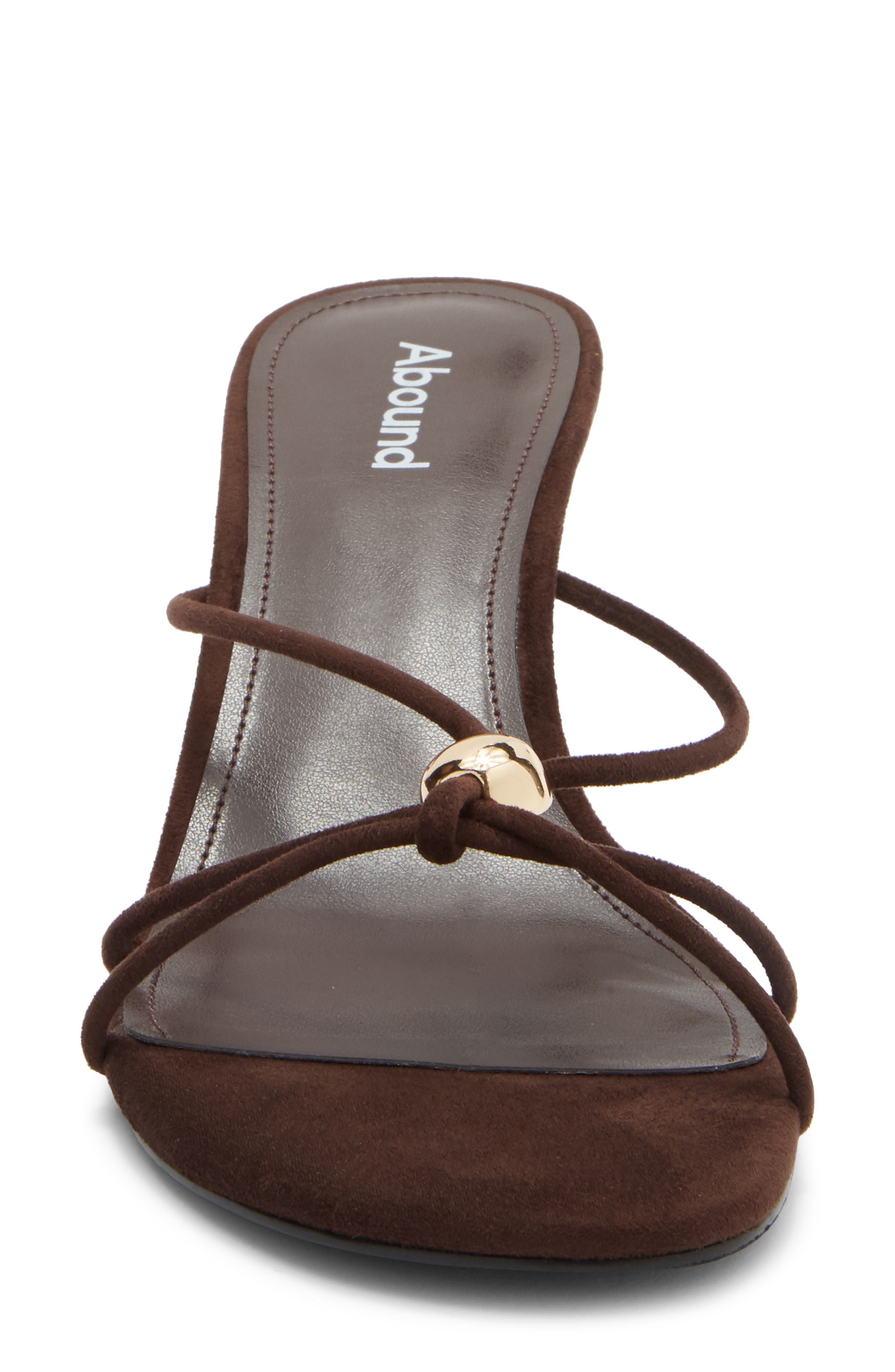 Zola Heeled Sandal, Alternate, color, BROWN CHOCOLATE