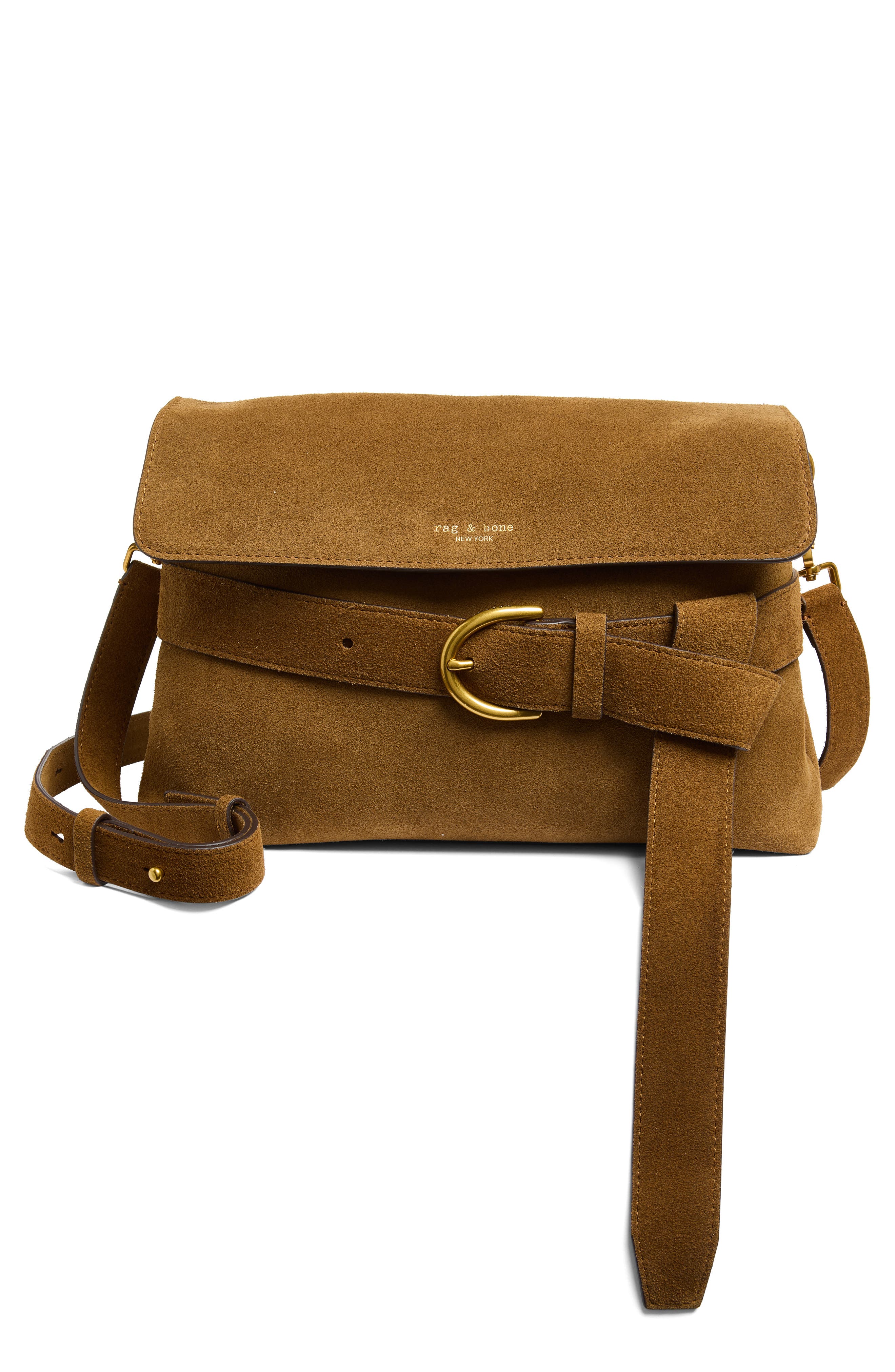 rag & bone Lexington Flap Bag, Main, color, Golden Brown