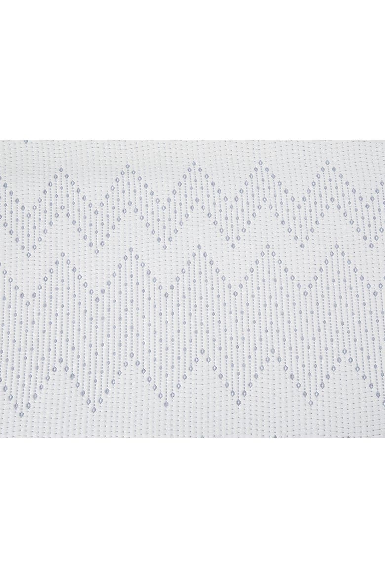 Chambray Maya Jacquard Quilt Bedding Collection, Alternate, color, Blue