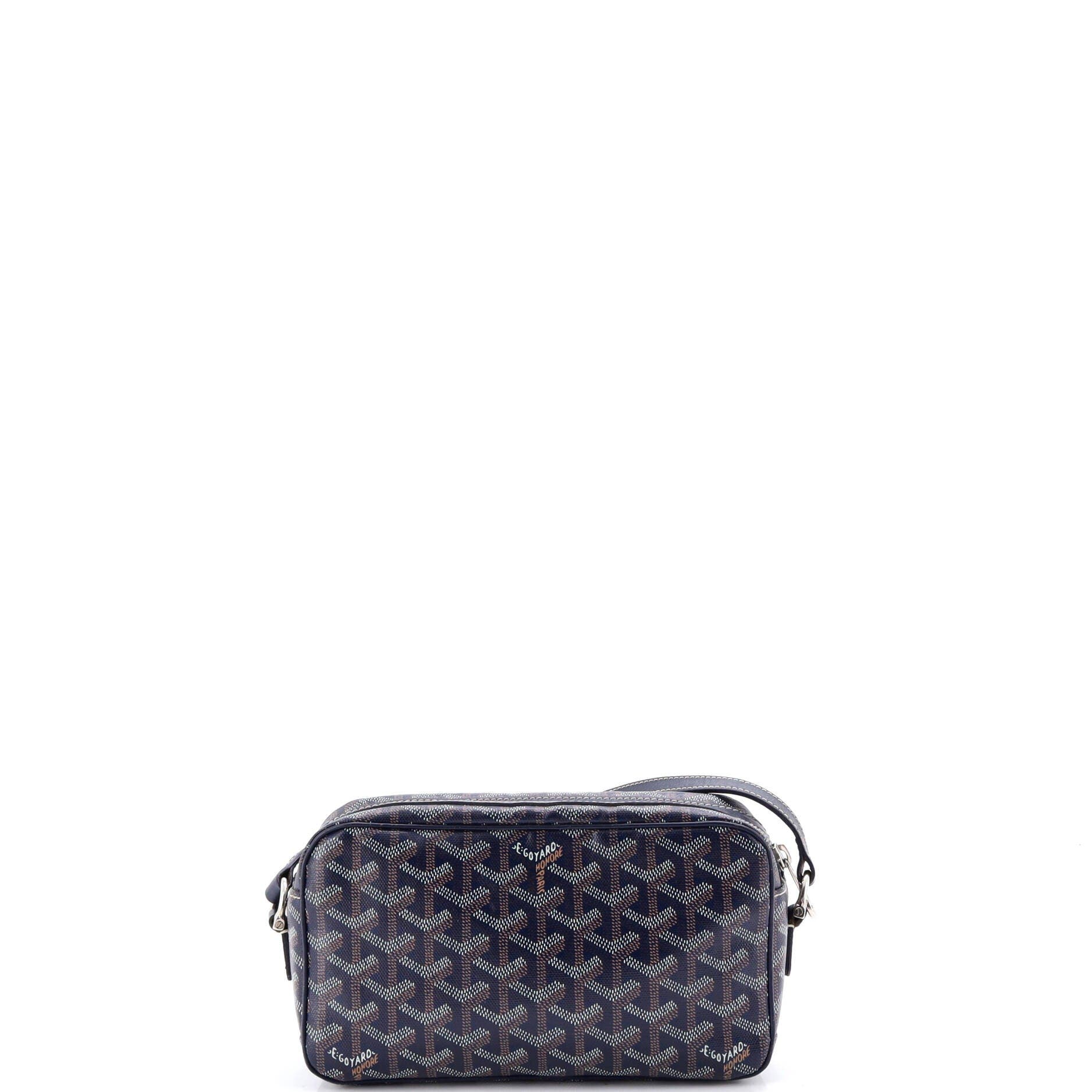 Pre-Owned Goyard Cap Vert Bag Coated Canvas, Alternate, color, Blue