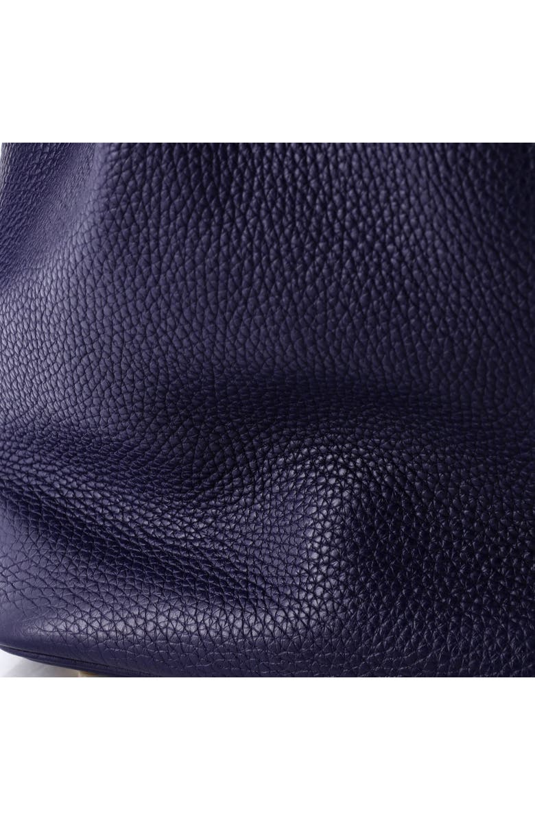 Pre-Owned Hermes Picotin Lock Bag Clemence MM, Alternate, color, Bleu Encre