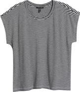 Eileen Fisher Striped Organic Cotton T-Shirt