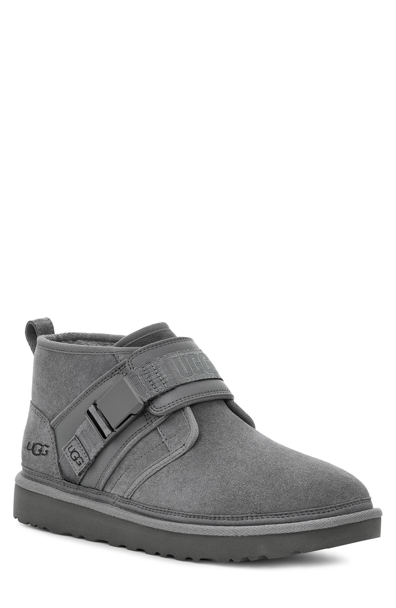 Neumal Snapback Chukka Boot, Main, color, METAL