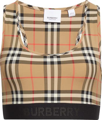 【関税込み】Burberry ベージュ Dalby スポーツブラ Burberry: ベージュ Dalby スポーツブラ | SSENSE 日本