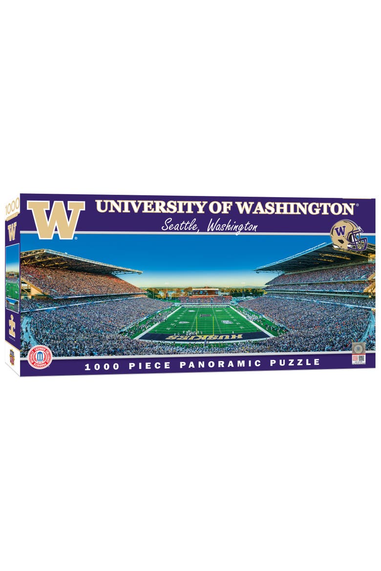 Washington Huskies 1000pc Pano Puzzle, Main, color, Multicolor