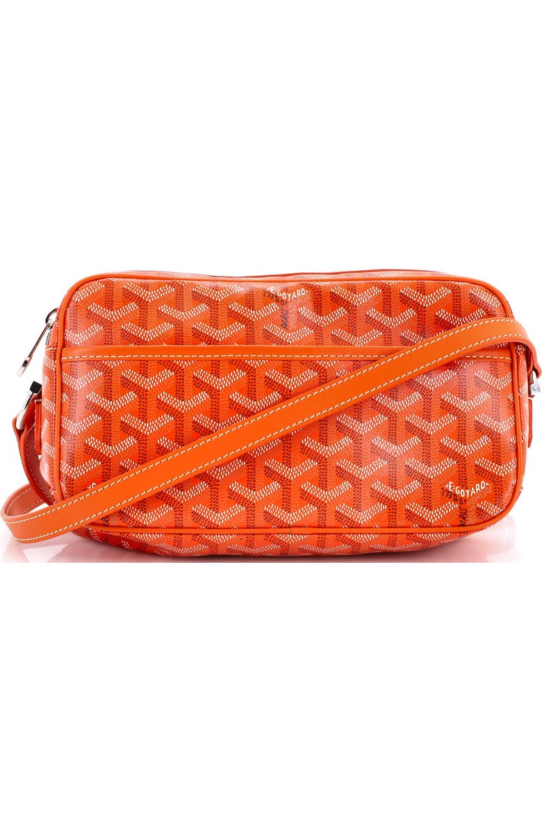 Pre-Owned Goyard Cap Vert Bag Coated Canvas, Main, color, Orange