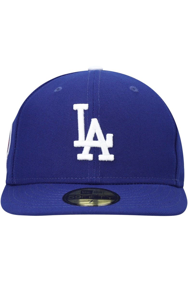 Men's New Era Royal Los Angeles Dodgers 9/11 Memorial Side Patch 59FIFTY Fitted Hat, Alternate, color, Royal