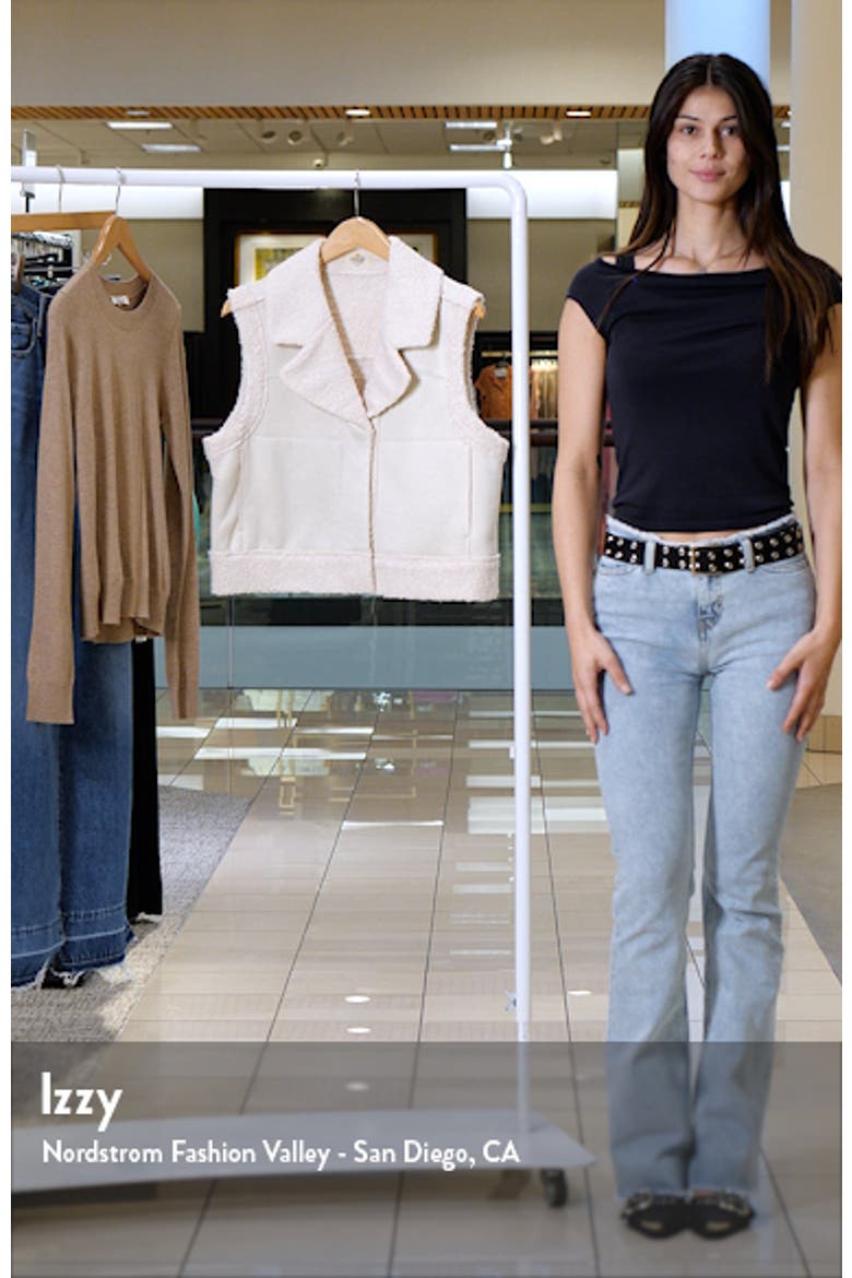 Faux Shearling & Faux Suede Vest video