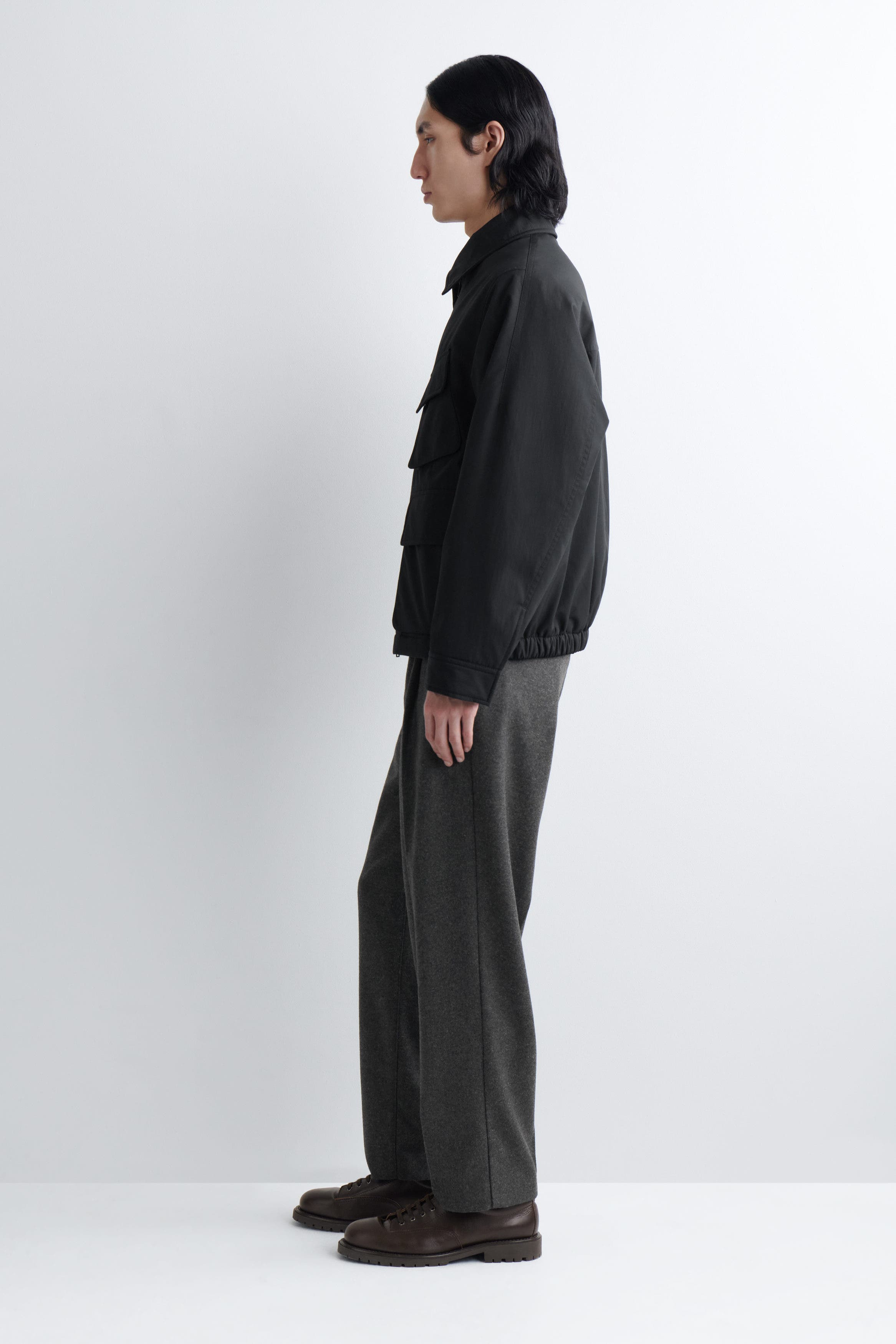 Padded Nylon Utility Jacket - image 2