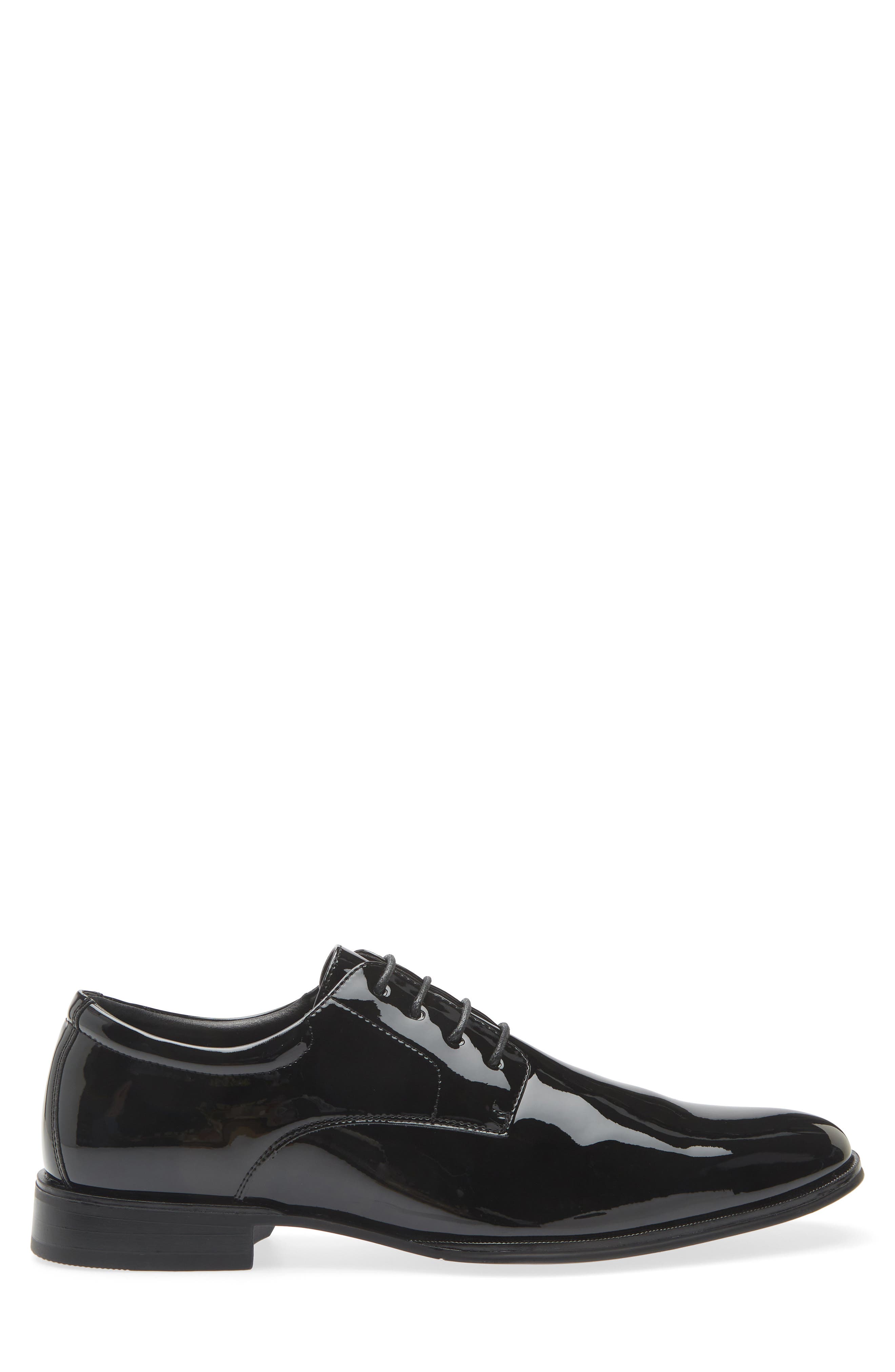 Rush by Gordon Rush Plain Toe Derby, Alternate, color, Black Patent