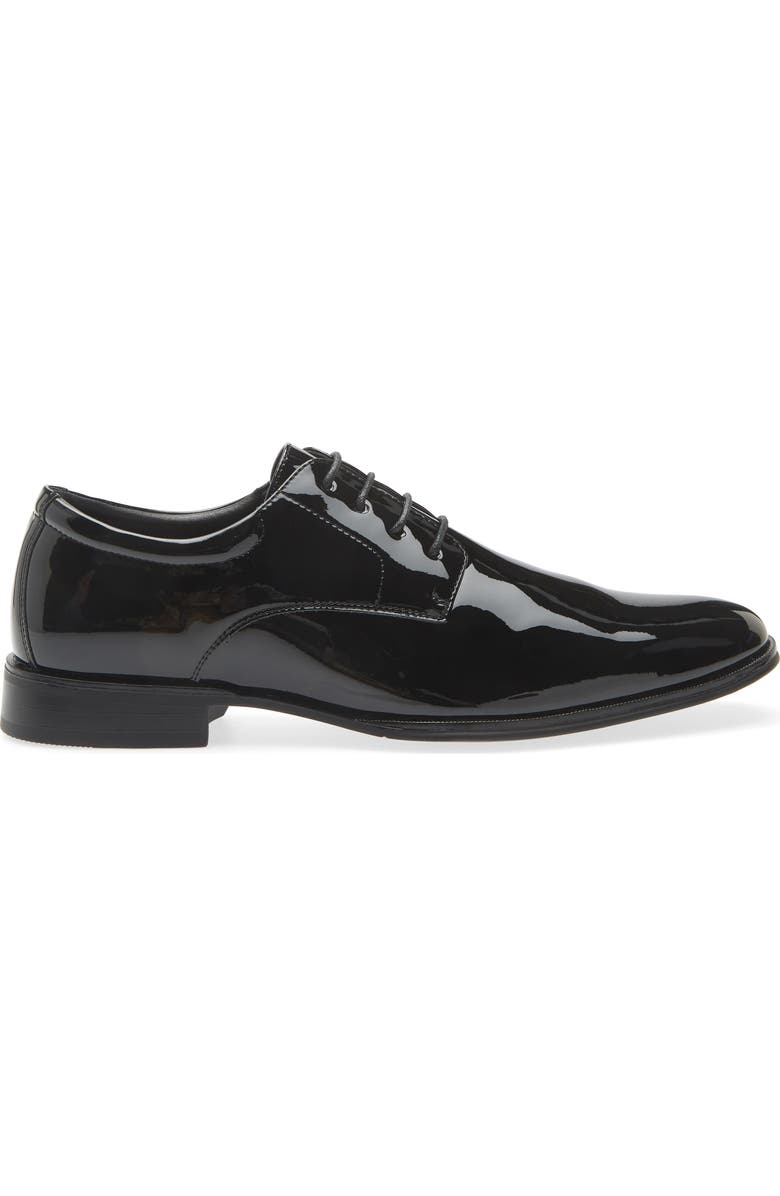 Rush by Gordon Rush Plain Toe Derby, Alternate, color, Black Patent
