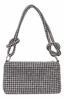 BERNESS Rhinestone Rectangular Shoulder Bag