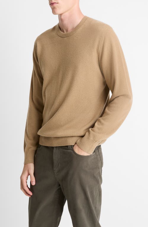Vince Cashmere Crewneck Sweater In Nude