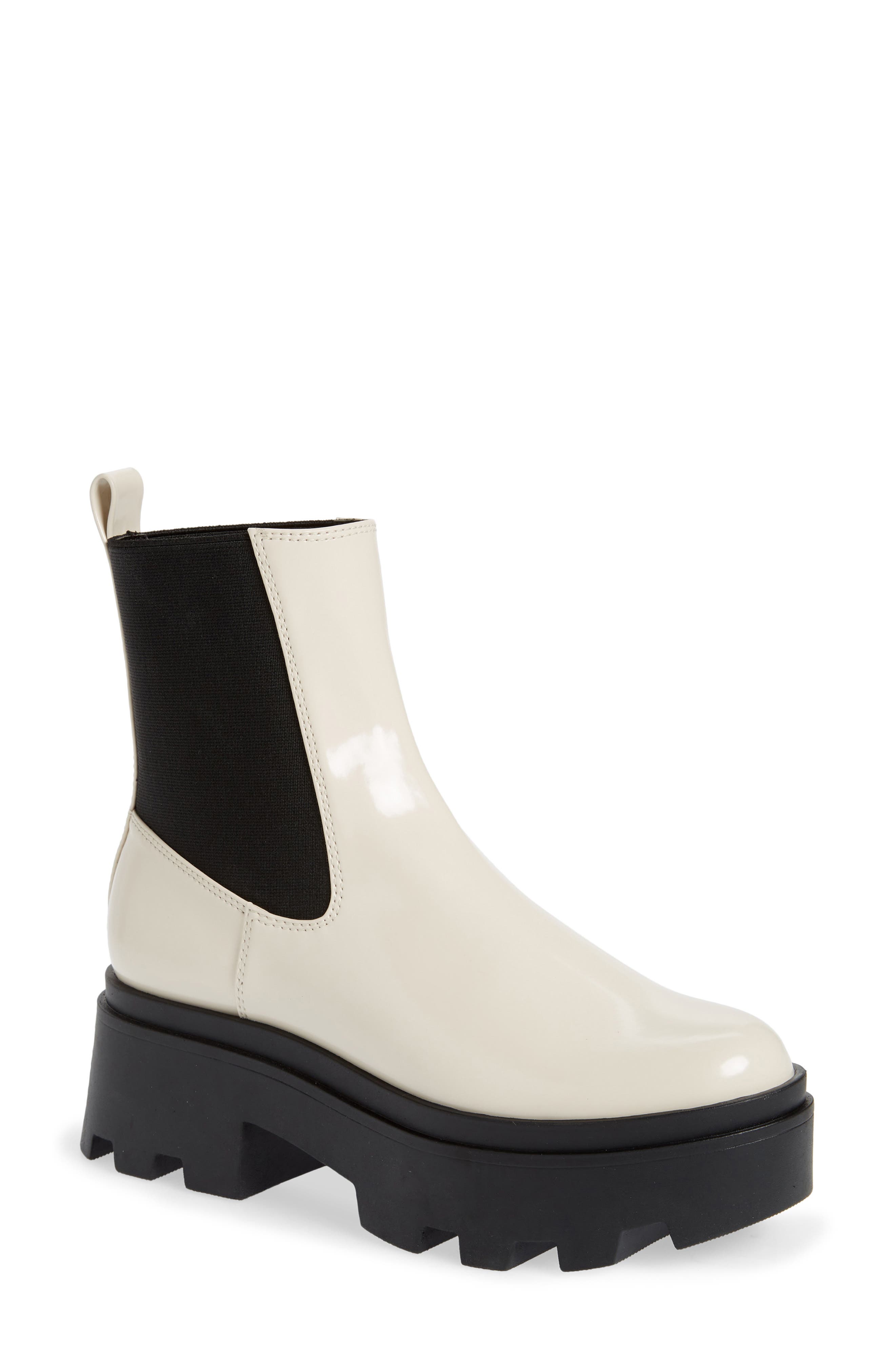 Iris Lug Chelsea Boot, Main, color, IVORY