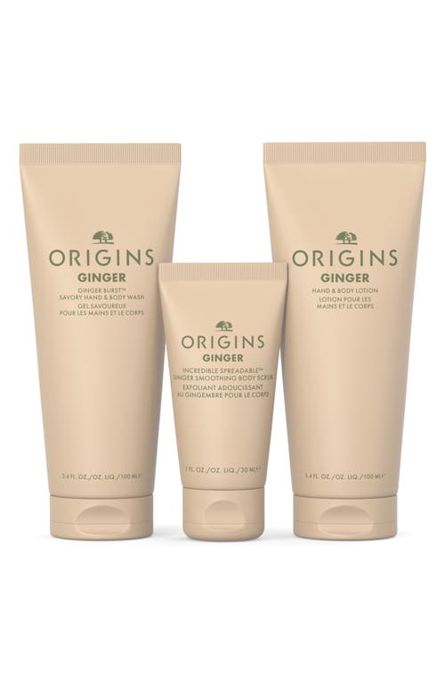 Origins Ginger Mini Skin Care Set $28 Value In Transparent