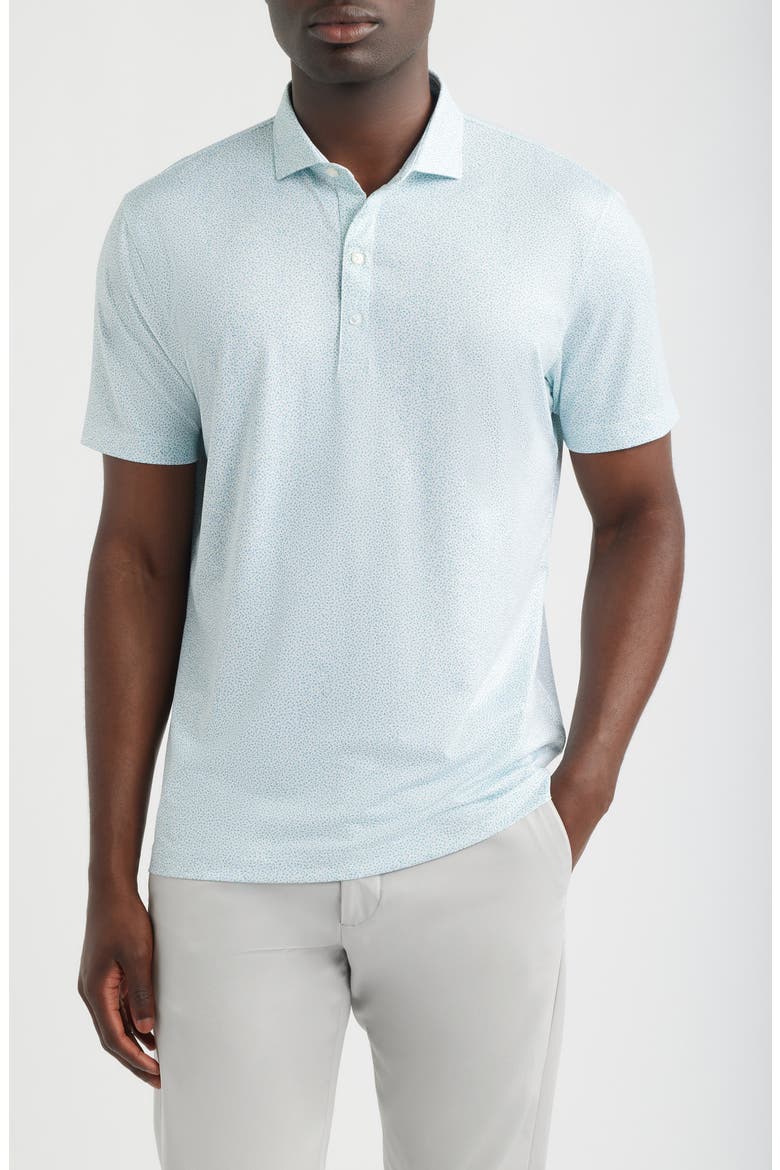 Autumn Neat Performance Jersey Polo, Main, color, SUBLIME
