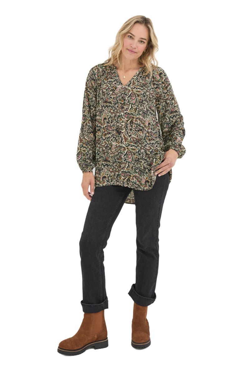 FatFace Women's Faye Wild Paisley Tunic, Alternate, color, 
