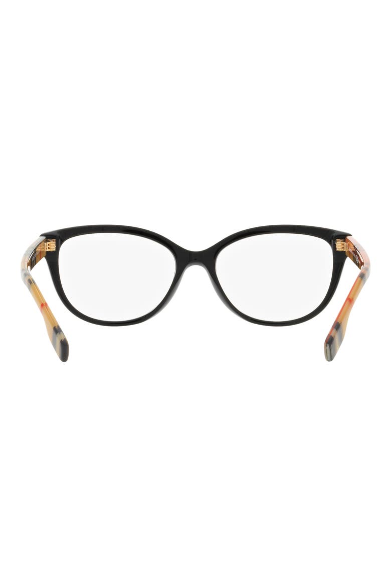 Esme 54mm Square Optical Glasses, Alternate, color, MATTE BLACK