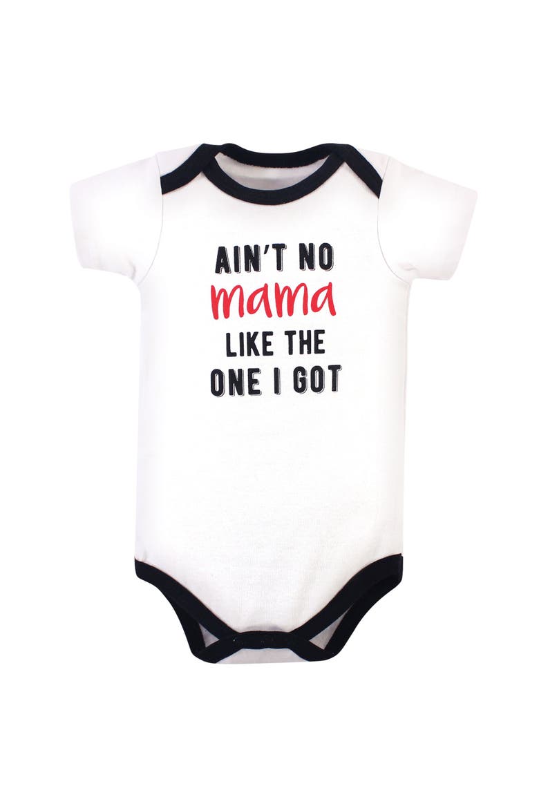 Everyday Cotton Snapsuits, Alternate, color, My Mama