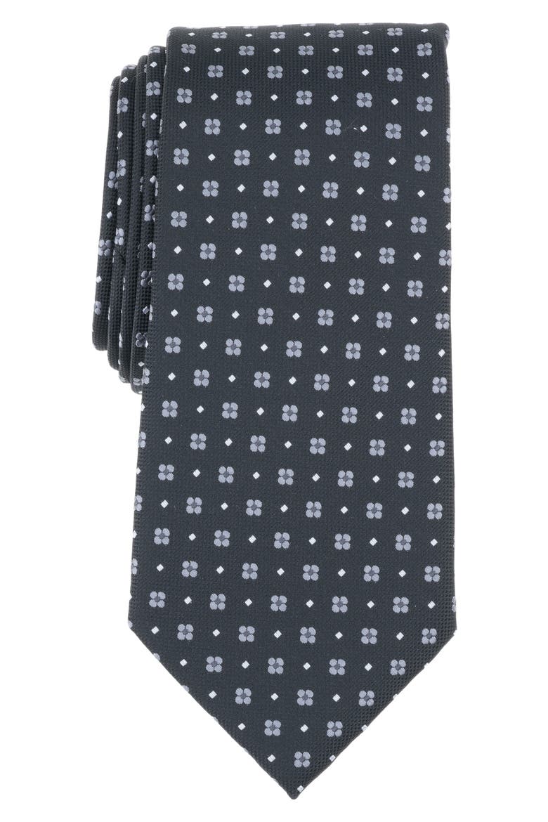 Hailey Neat Tie, Main, color, BLACK