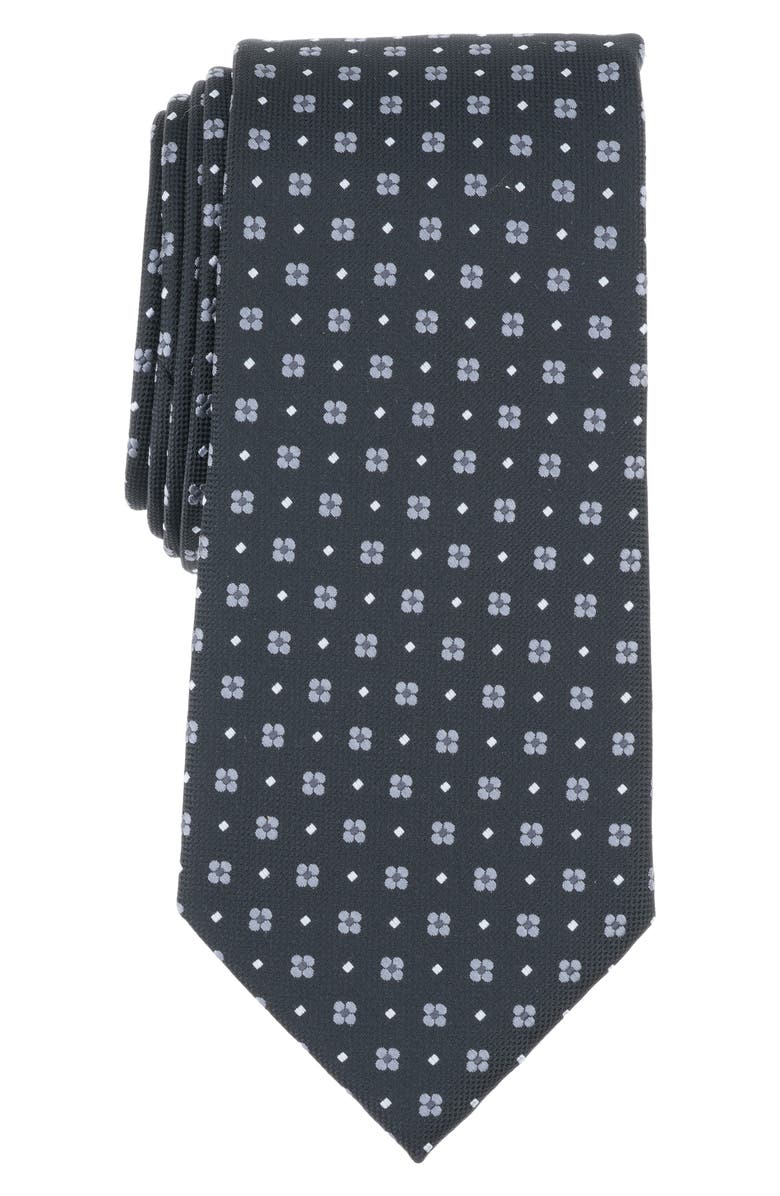 Nautica Hailey Neat Tie, Main, color, Black