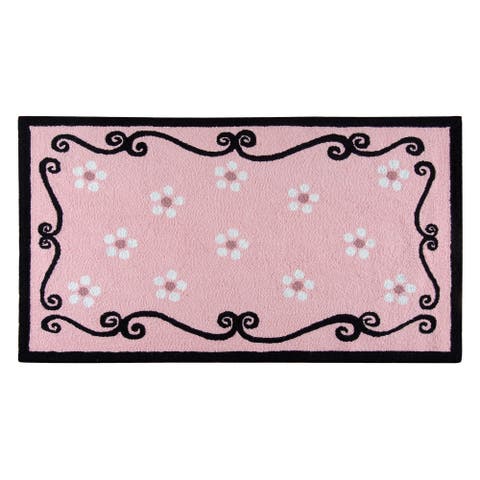 3'0" x 5'0" Princess Treasure Hooked Rug
