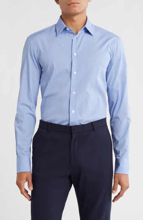 Armani Collezioni Stretch Cotton Button-Up Shirt