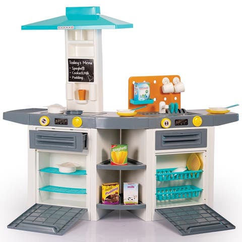 XL Kitchen Set 37 Pieces Toy Cooking Center, Kid 3+