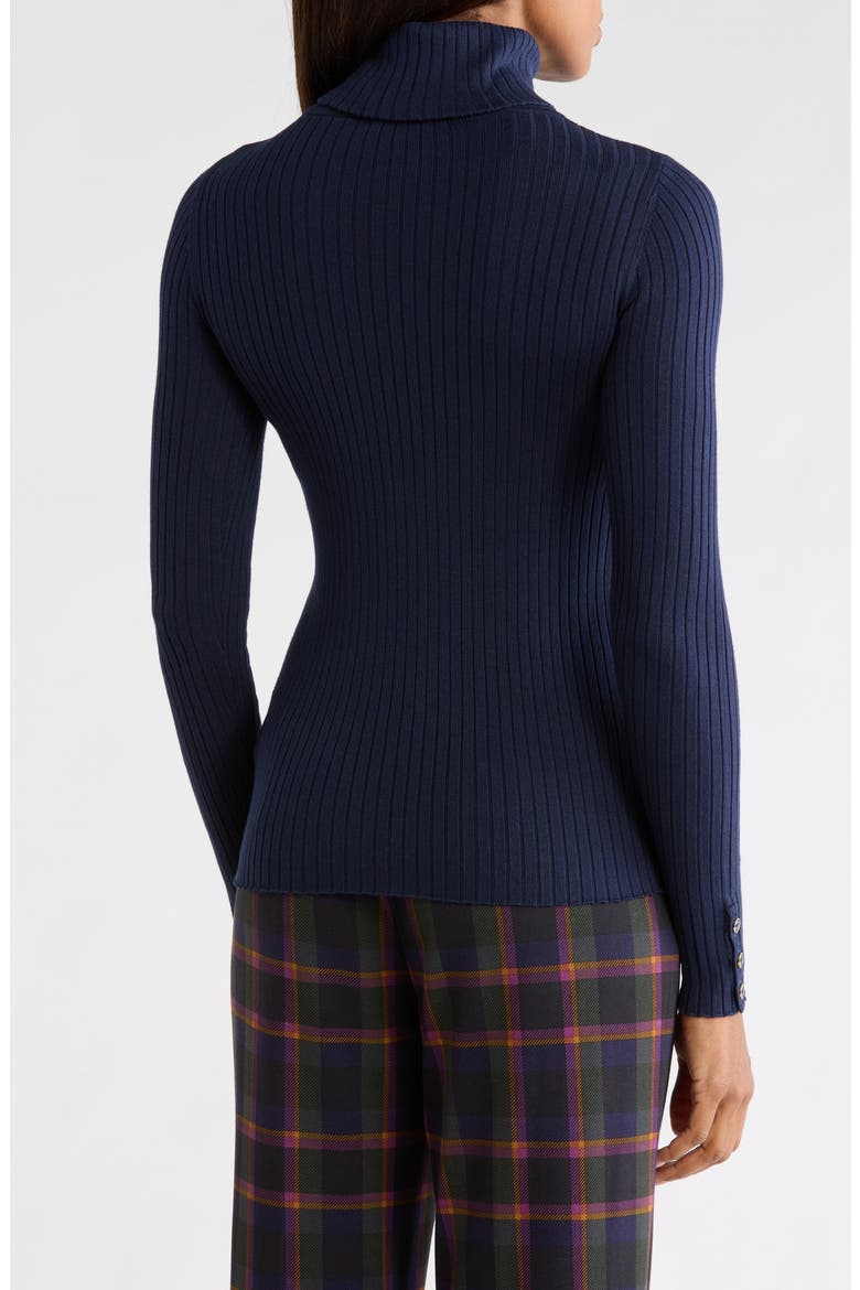 Arlette Turtleneck Sweater, Alternate, color, NAVY