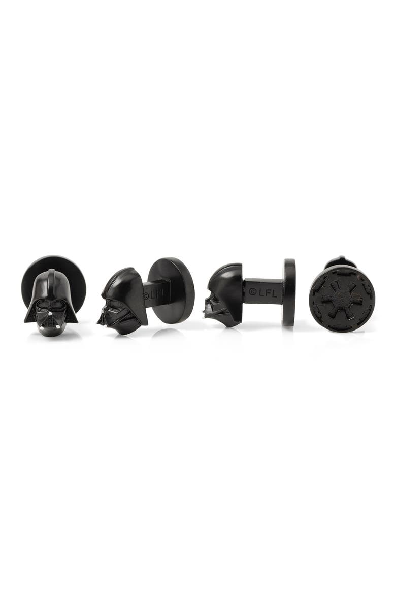 Men's Star Wars™ 3D Darth Vader Stud Set, Alternate, color, BLACK