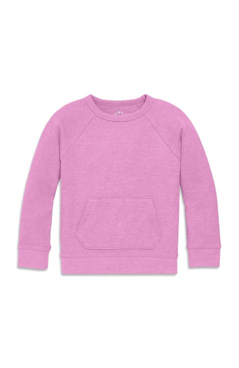 Kids Heathered Waffle Pocket Tee (Toddler, Little Kid, Big Kid)