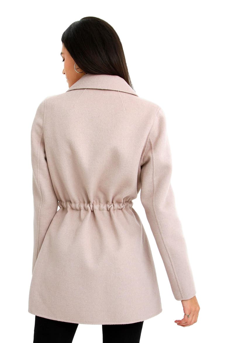 Electric Feel Drawstring Coat, Alternate, color, Sand