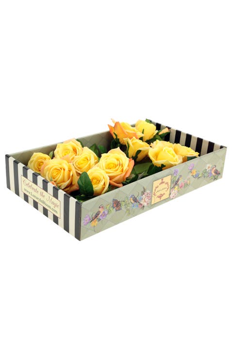 Luscious Garden Rose Natural Touch, Box of 6