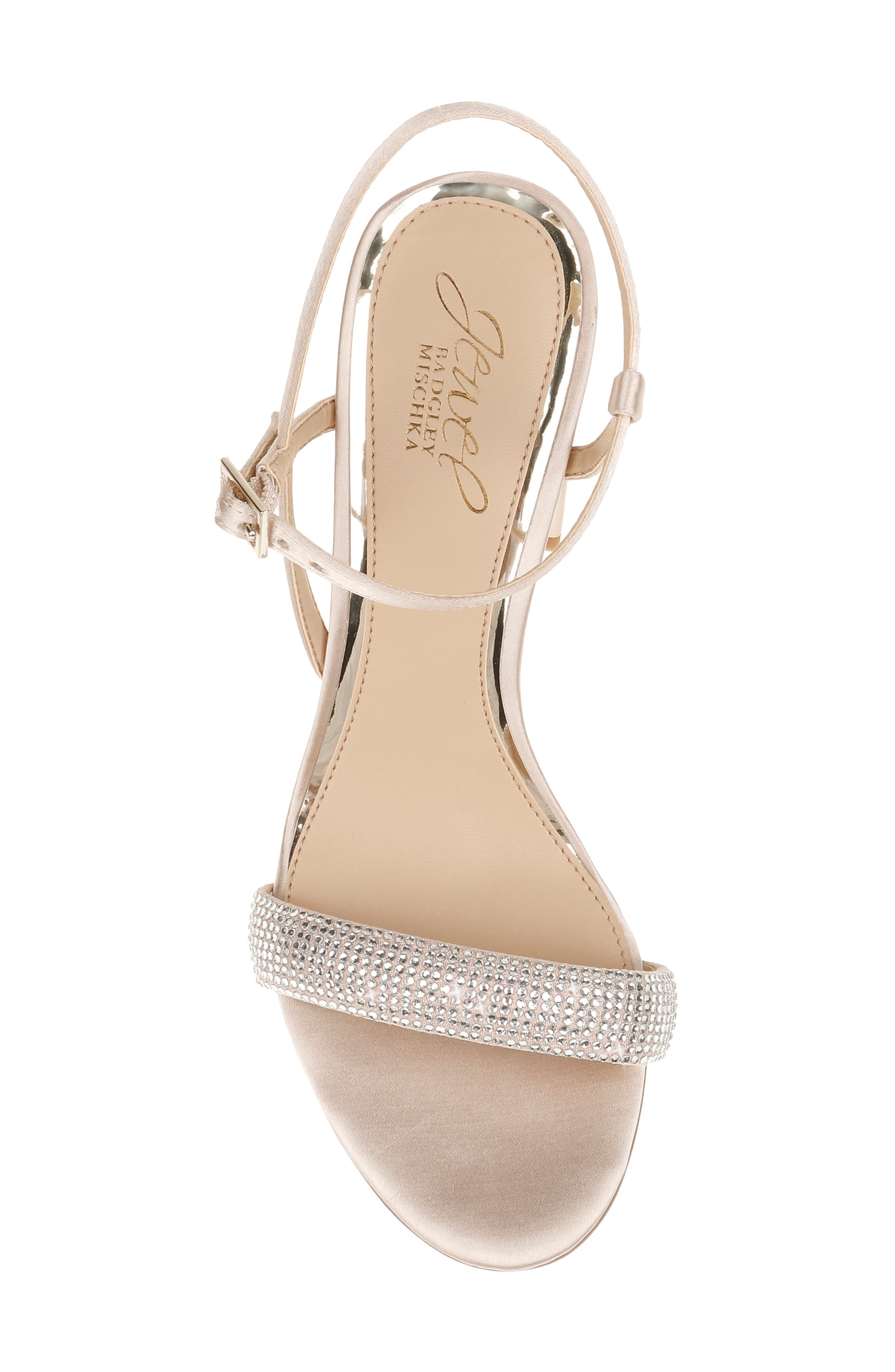 Earlene Block Heel Sandal, Alternate, color, CHAMPAGNE
