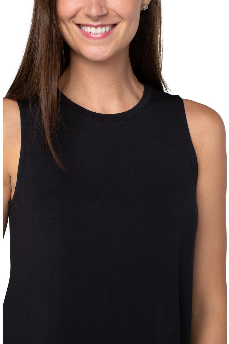 Sleeveless Knit Top, Alternate, color, BLACK