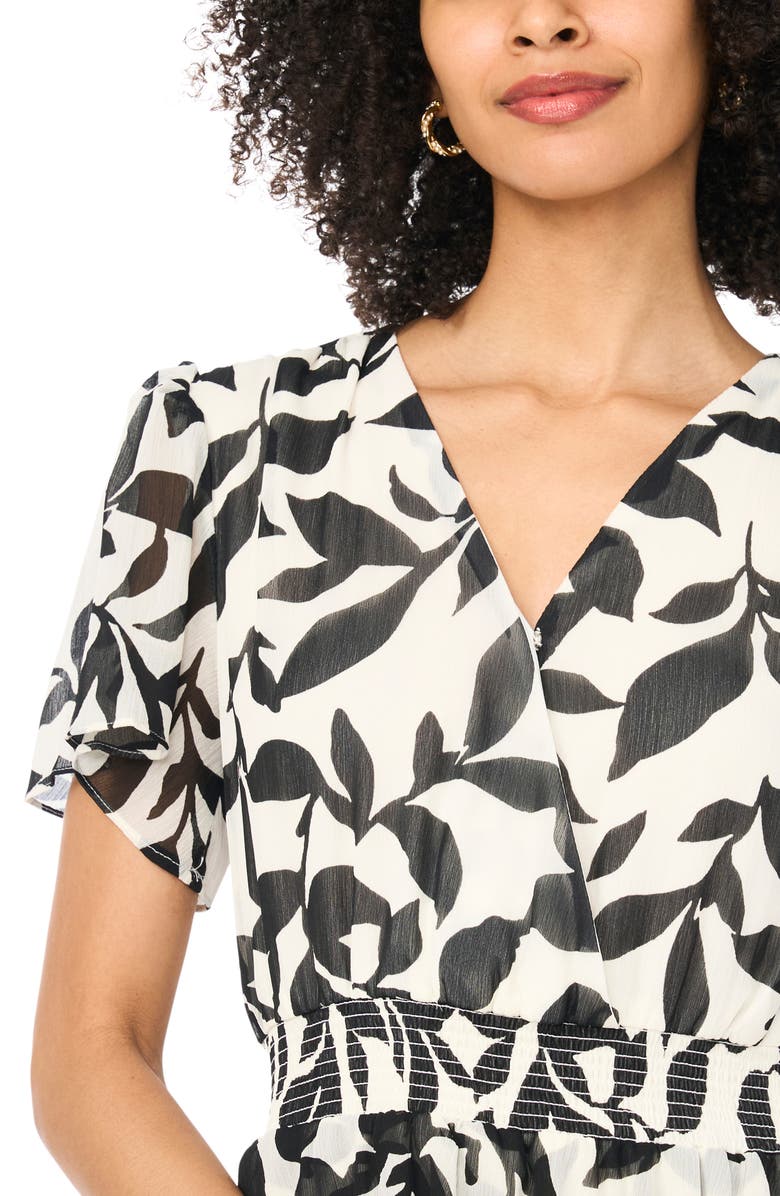 Vince Camuto Tiered Ruffle Maxi Dress, Alternate, color, New Ivory