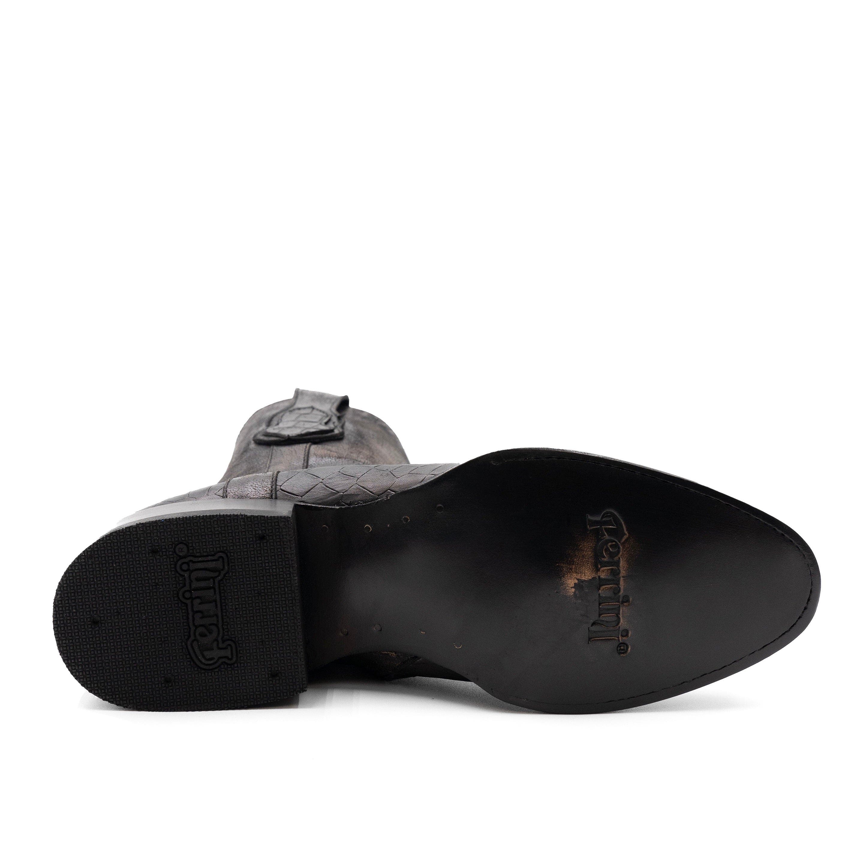 Ferrini Men's Winston Zippered Western Boot, Alternate, color, Black