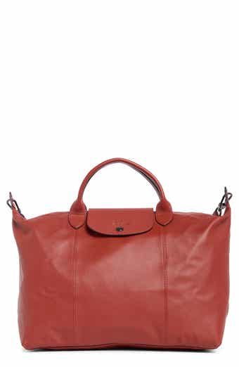 Longchamp Le Pliage Leather Tote Bag