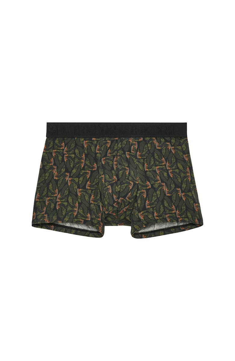 HOM Vizzavona Boxer Briefs, Main, color, Khaki Print