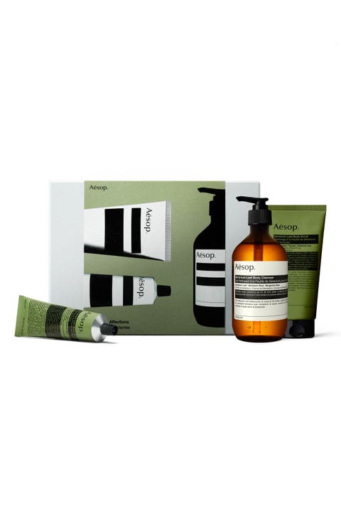 Evergreen Affections Geranium Leaf Body Care 3-Piece Set $162 Value