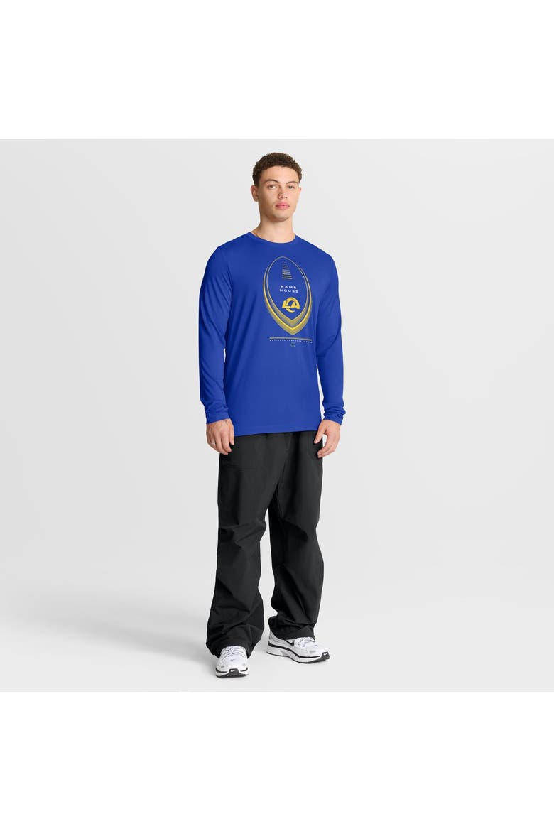 Men's Nike Royal Los Angeles Rams Legend Icon Dri-FIT Long Sleeve T-Shirt, Alternate, color, Royal