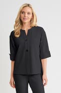 Ming Wang Heritage Tonal Stretch Deco Crepe Jacket